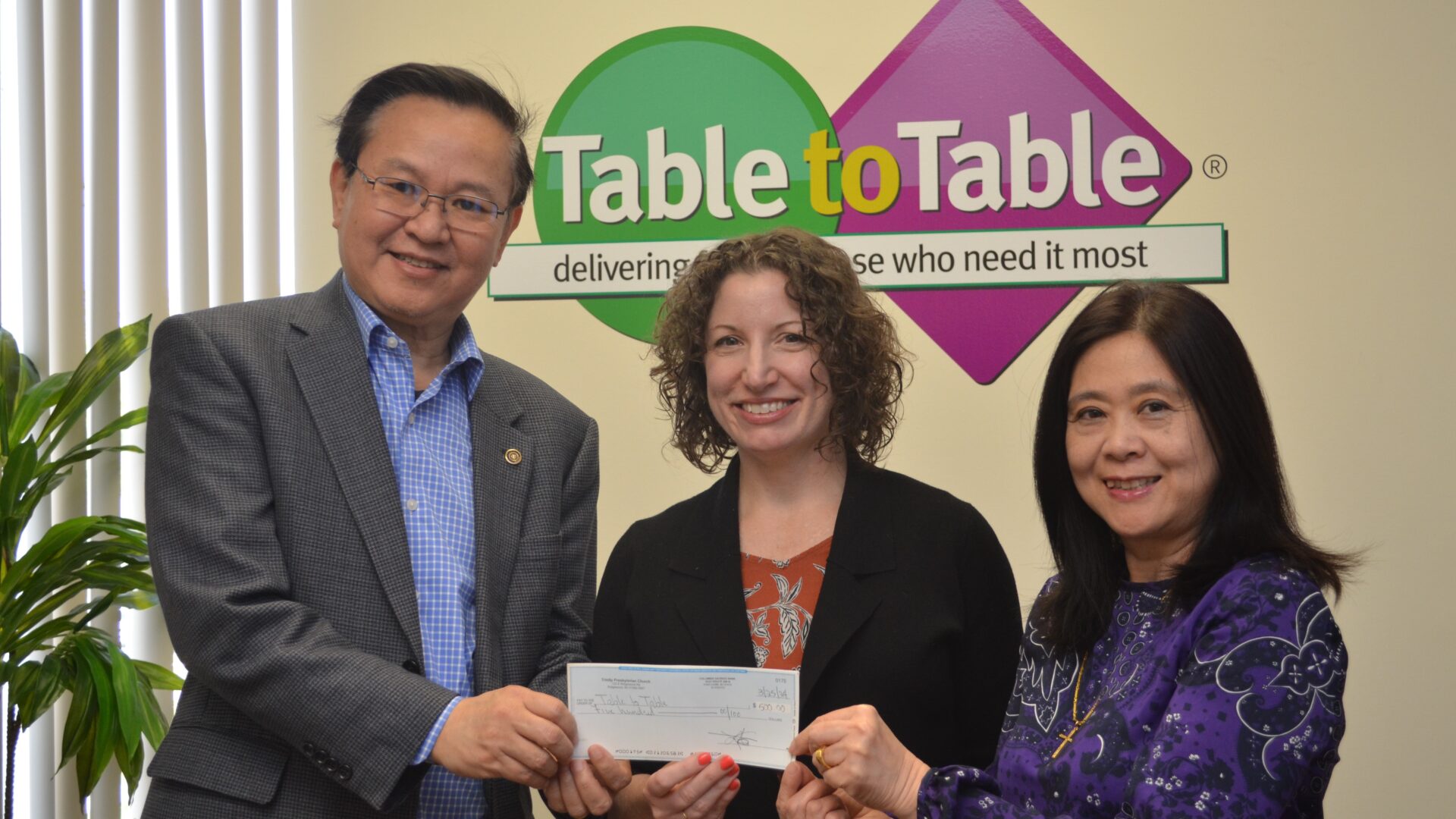 Generosity Unveiled: Trinity Presbyterian Church’s Donation to Table to Table