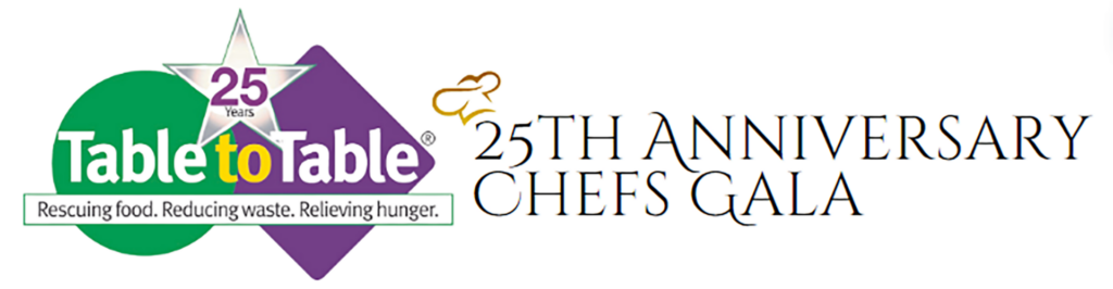 Table to Table's Chefs Gala is Sept. 25.