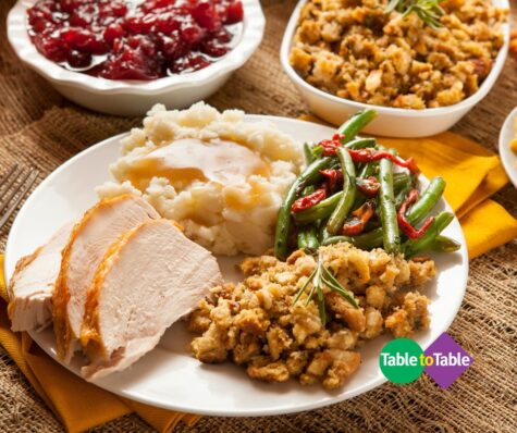 Thanksgiving dinner with Table to Table