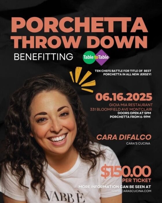 Table to Table is the beneficiary of the Porchetta Throwdown on June 16 at Gioia Mia