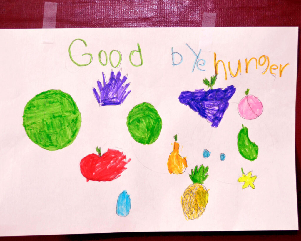Students from Anna C. Scott Elementary School in Leonia donated hundreds of pounds of fresh fruits and vegetables to Table to Table recently