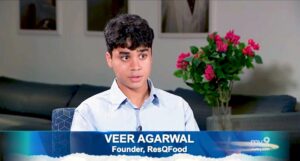 Veer Agarwal, a Table to Table Food Rescue Partner, appeared on "New Jersey Now" recently.
