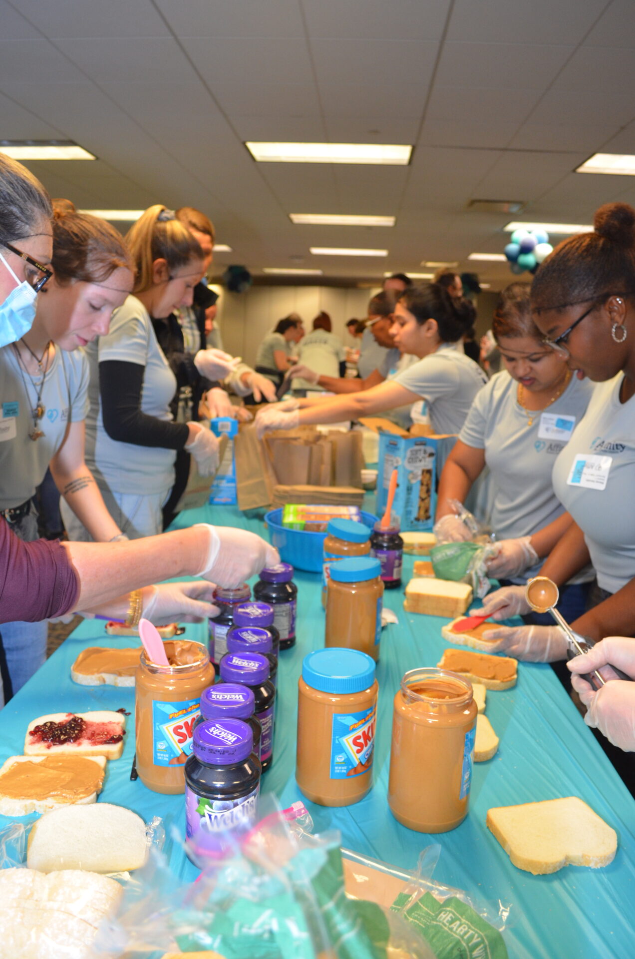 Affinity Federal Credit Union and Table to Table partnered to create 5,000 meal packs that were distributed to 16 community partner organizations.