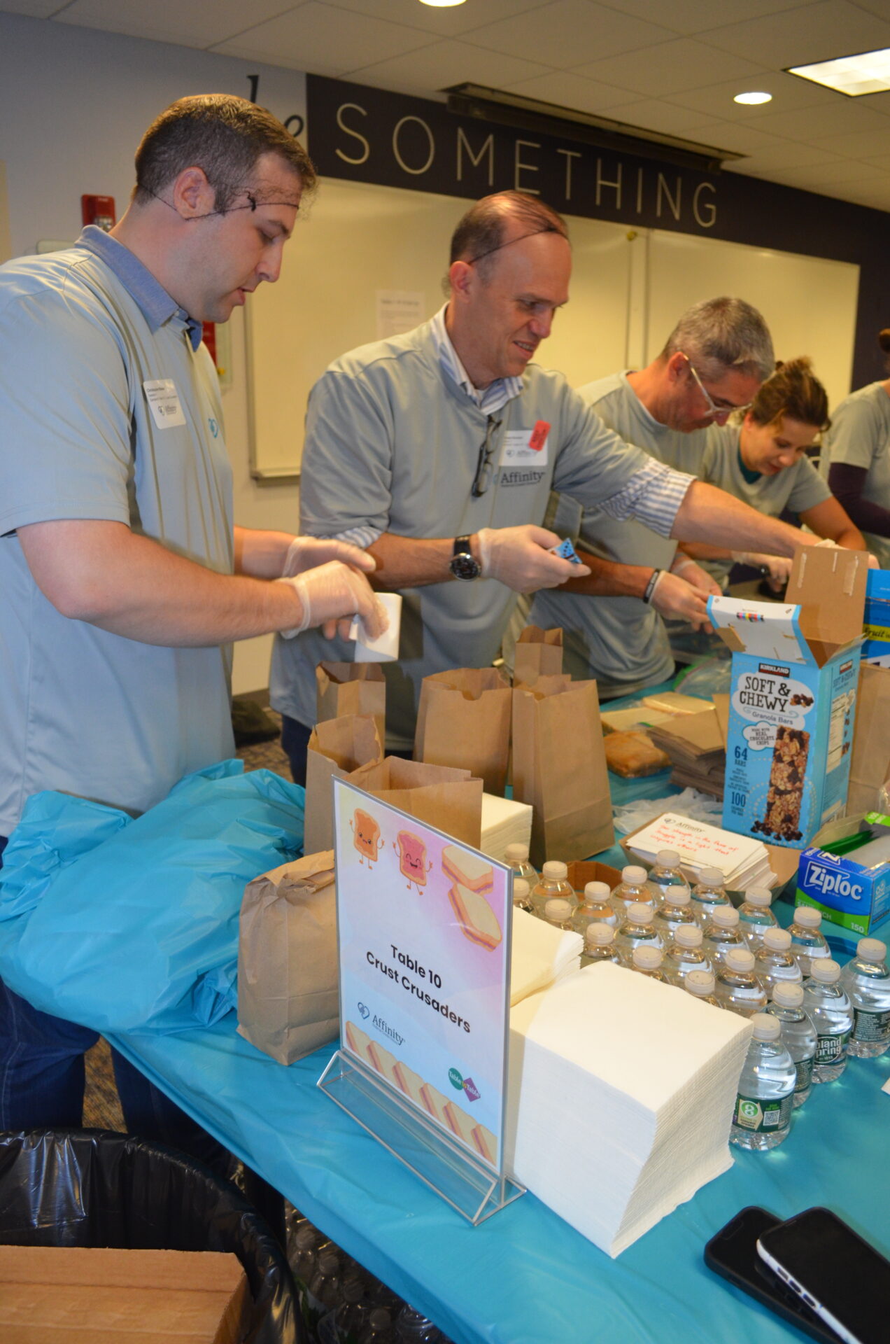 Affinity Federal Credit Union and Table to Table partnered to create 5,000 meal packs that were distributed to 16 community partner organizations.