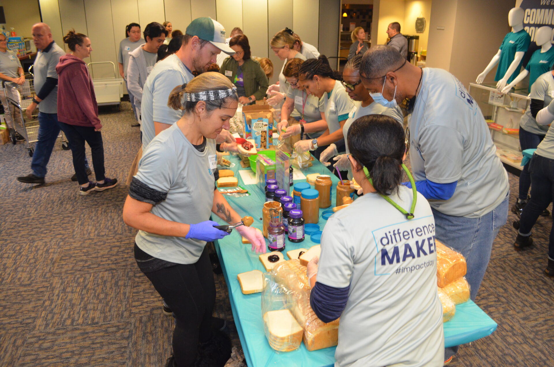 Affinity Federal Credit Union and Table to Table partnered to create 5,000 meal packs that were distributed to 16 community partner organizations.