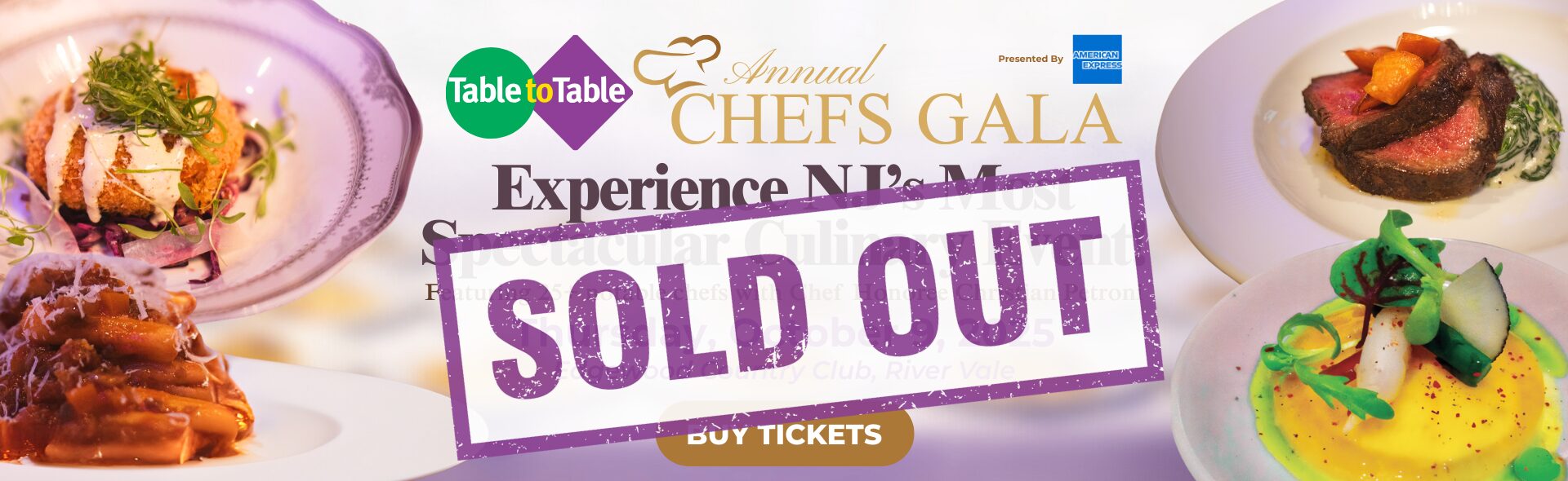 Table to Table Annual Chefs Gala for 2025 is sold out