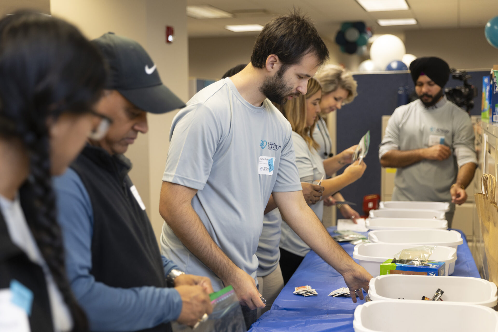 Affinity Federal Credit Union and Table to Table partnered to create 5,000 meal packs that were distributed to 16 community partner organizations.
