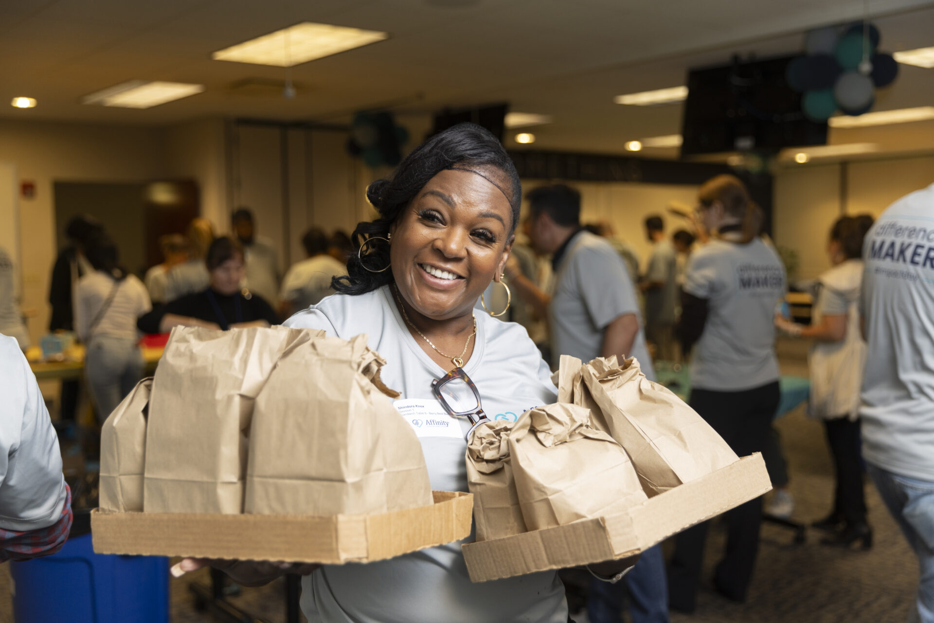 Affinity Federal Credit Union and Table to Table partnered to create 5,000 meal packs that were distributed to 16 community partner organizations.