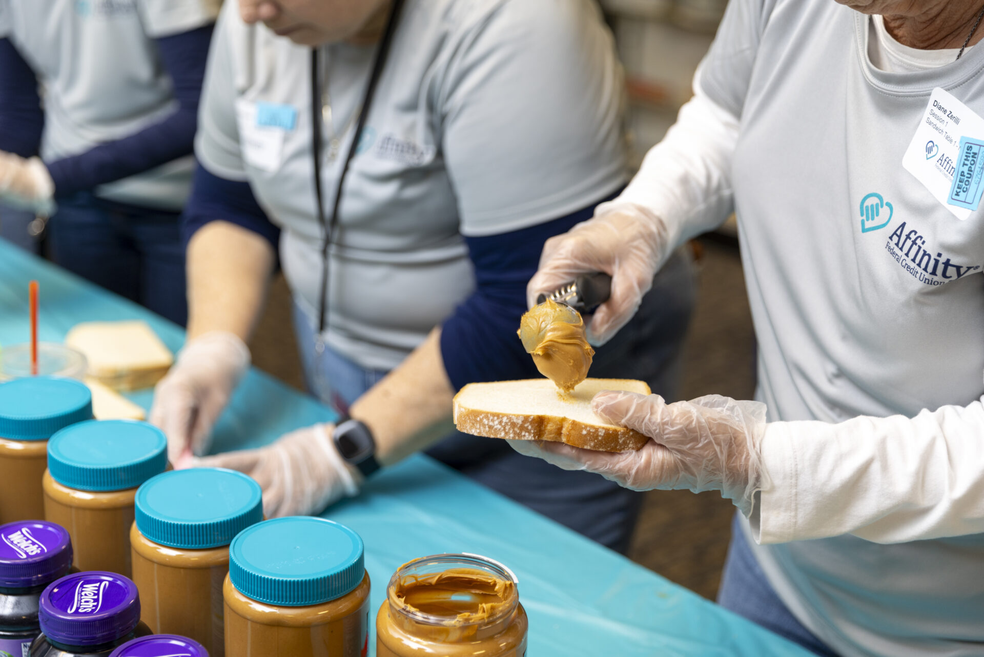 Affinity Federal Credit Union and Table to Table partnered to create 5,000 meal packs that were distributed to 16 community partner organizations.