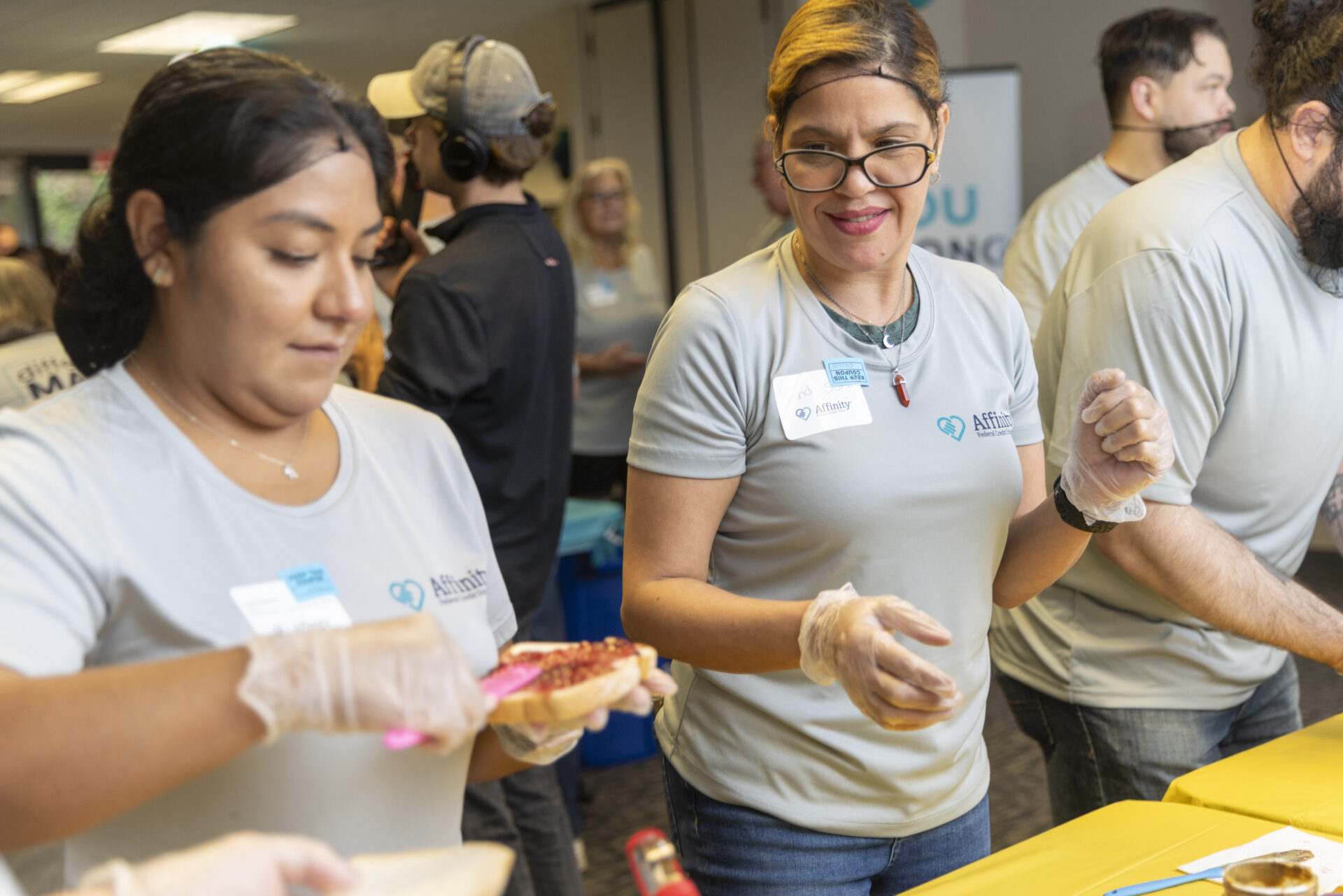 Affinity Federal Credit Union and Table to Table partnered to create 5,000 meal packs that were distributed to 16 community partner organizations.