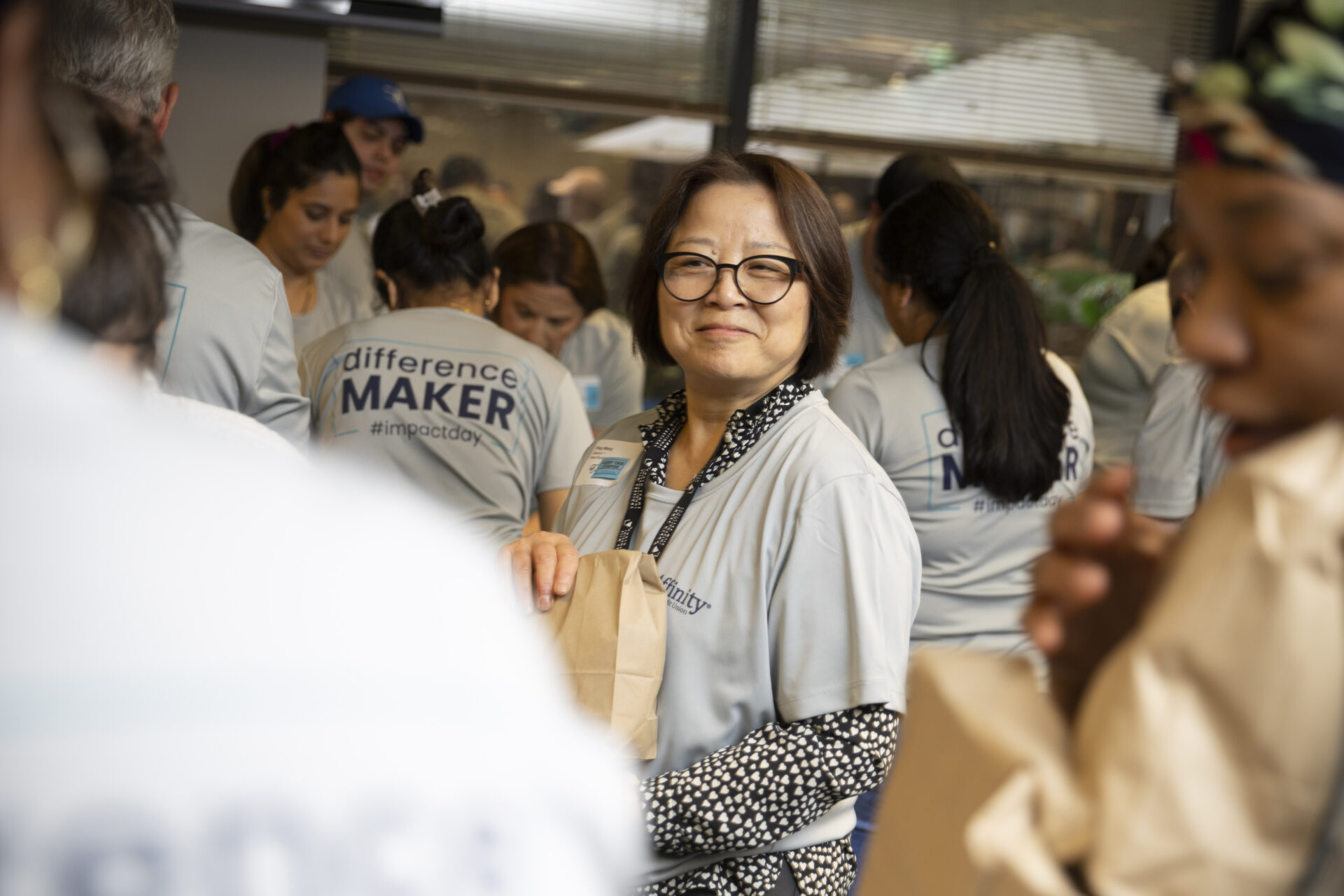 Affinity Federal Credit Union and Table to Table partnered to create 5,000 meal packs that were distributed to 16 community partner organizations.