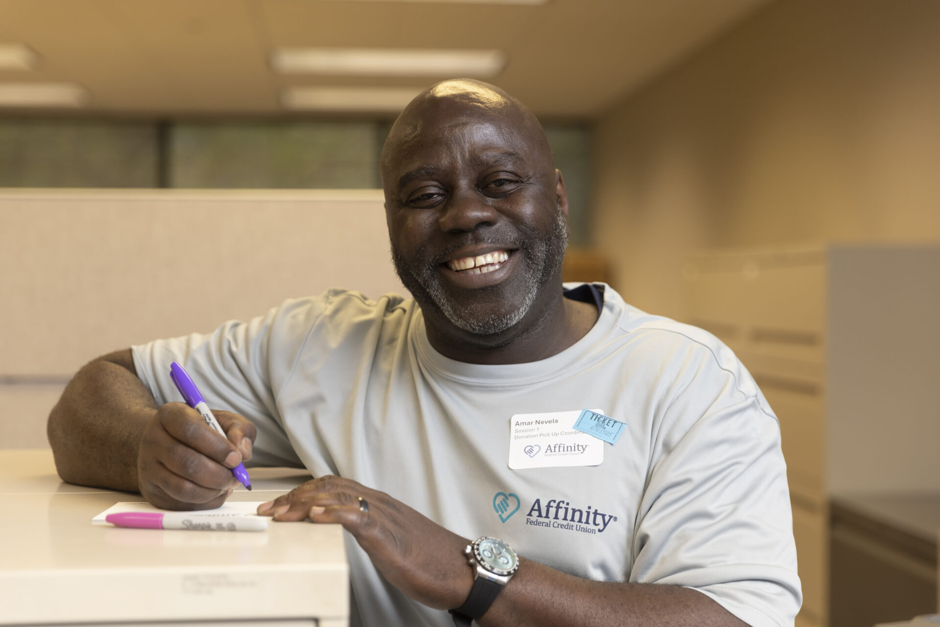 Affinity Federal Credit Union and Table to Table partnered to create 5,000 meal packs that were distributed to 16 community partner organizations.