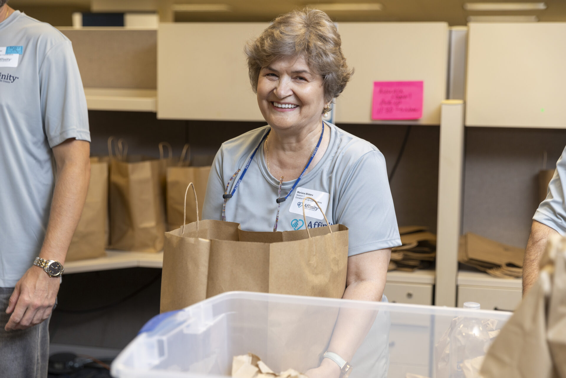 Affinity Federal Credit Union and Table to Table partnered to create 5,000 meal packs that were distributed to 16 community partner organizations.