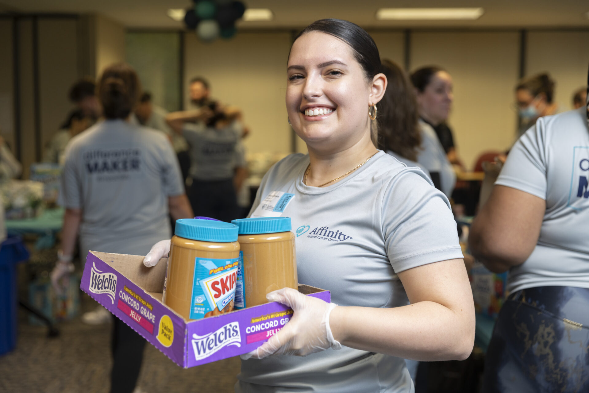 Affinity Federal Credit Union and Table to Table partnered to create 5,000 meal packs that were distributed to 16 community partner organizations.