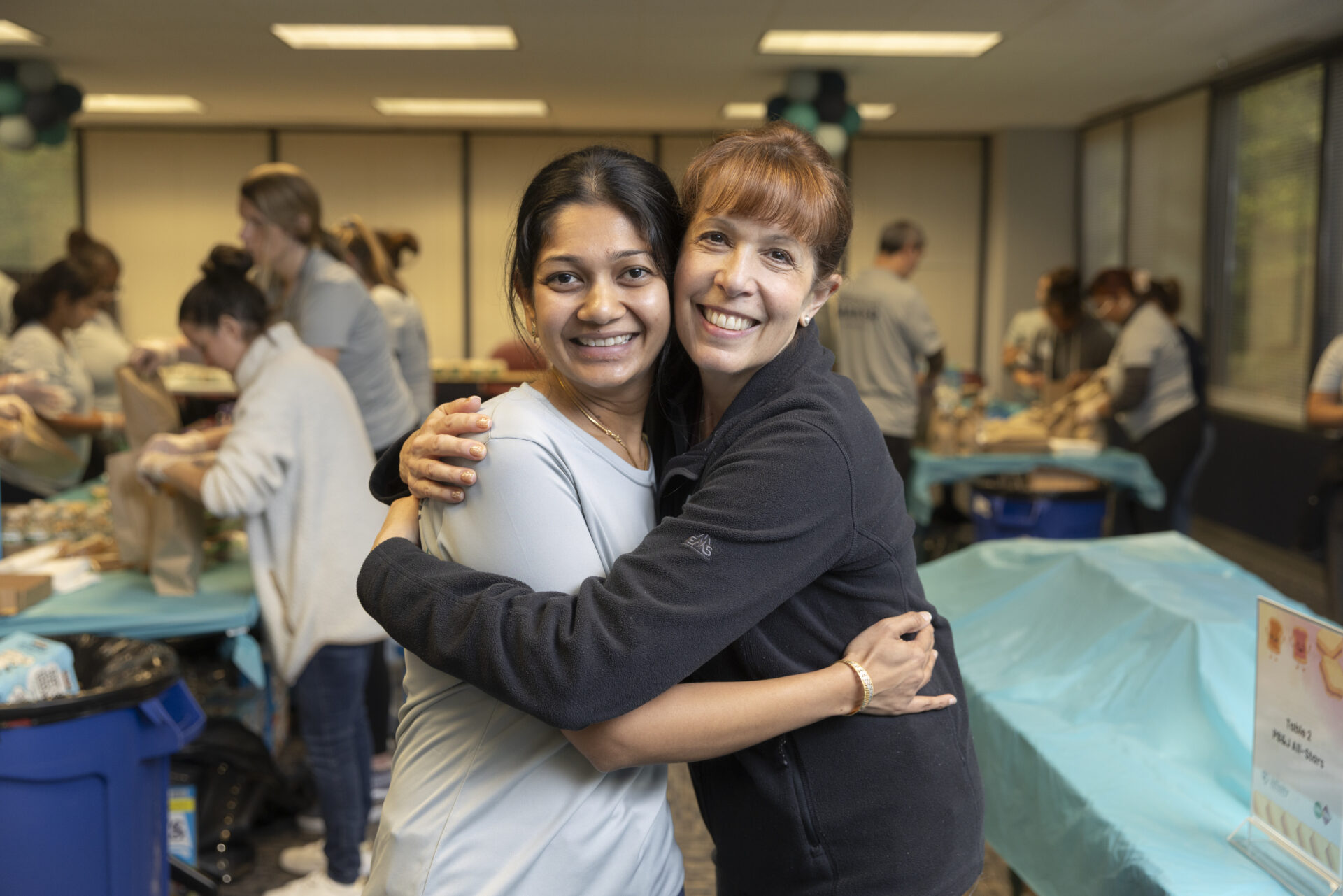 Affinity Federal Credit Union and Table to Table partnered to create 5,000 meal packs that were distributed to 16 community partner organizations.