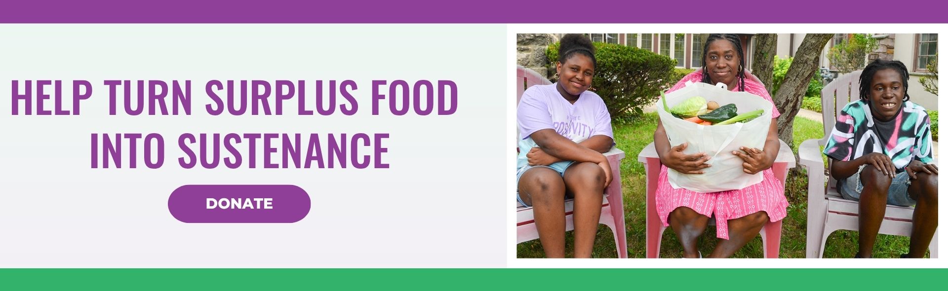 Give to Table to Table and help turn surplus food into sustenance.