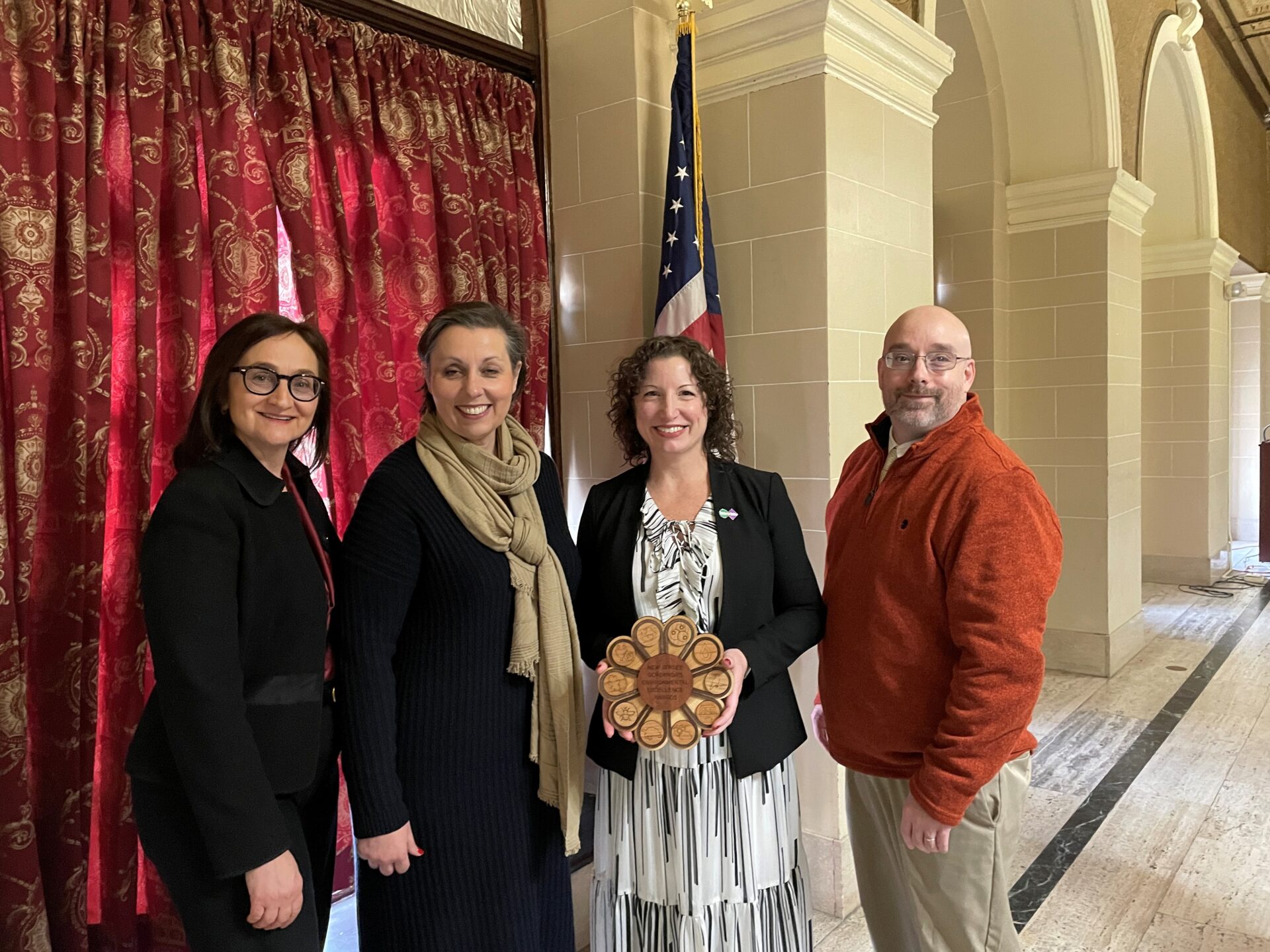 Table to Table staff members Maria Sinopoli, Julie Kinner, Heather Thompson, and Daniel Hubbard