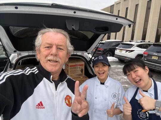 Brendan Obyrne, an I-Rescue volunteer with Table to Table, on a volunteer rescue