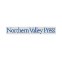Logo for "Northern Valley Press" in blue, serif font on a light gray background, with small text above "Press" that reads "North Edition."